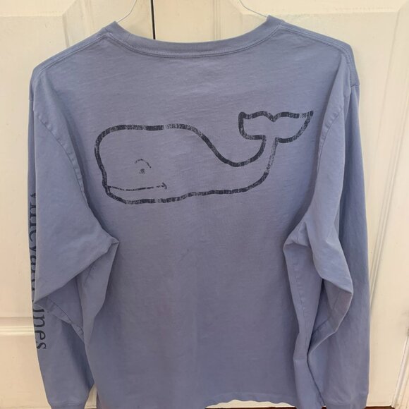 Vinyard Vines Mens long Sleeve Crew Neck Whale Logo t-shirt  Size L - Picture 4 of 4